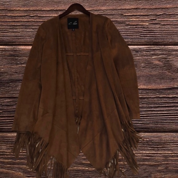 C.Luce Jackets & Blazers - C. LUCE Woman’s Suede Fringed Jacket
